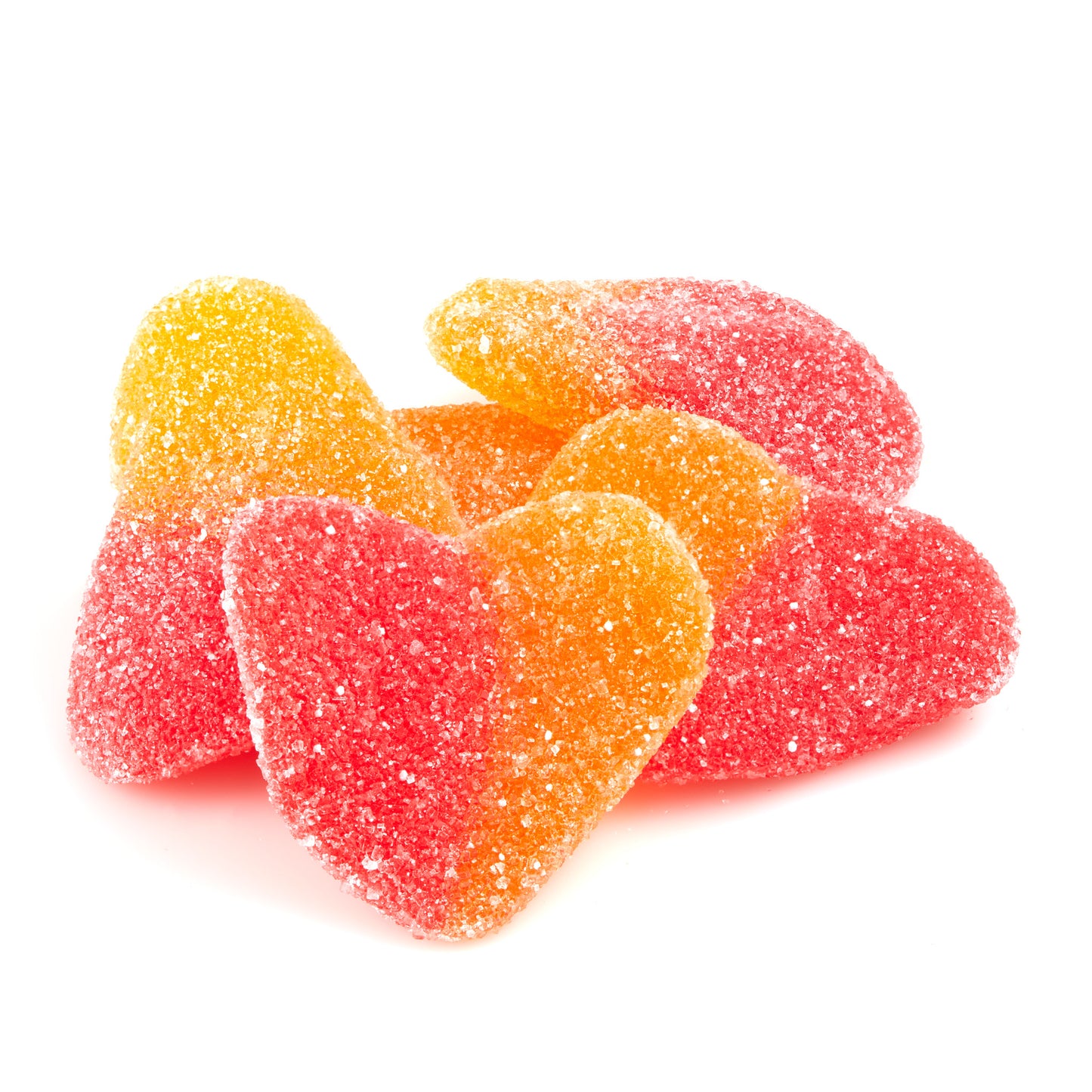 Sugar Peach Hearts — Kosher Chocolate Confections | NC Chocolatier Artisan Handcrafted