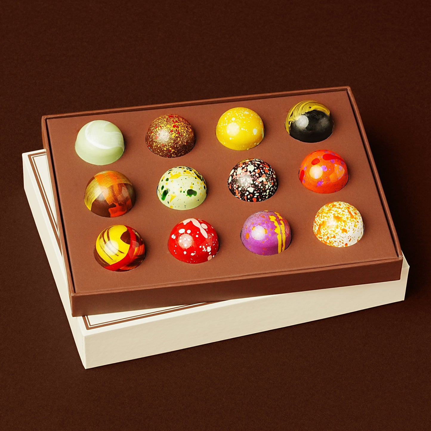 Hand-Painted Bon Bons, 12 Piece