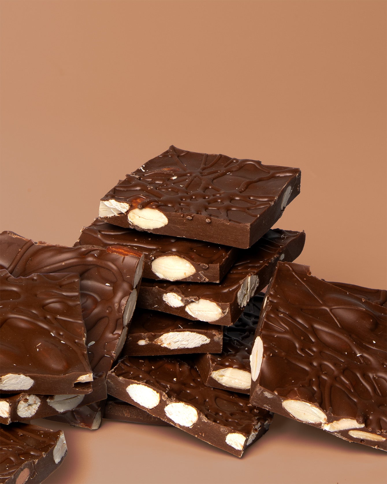 Milk Chocolate Almond Bark — Kosher Chocolate Bark | NC Chocolatier Artisan Handcrafted