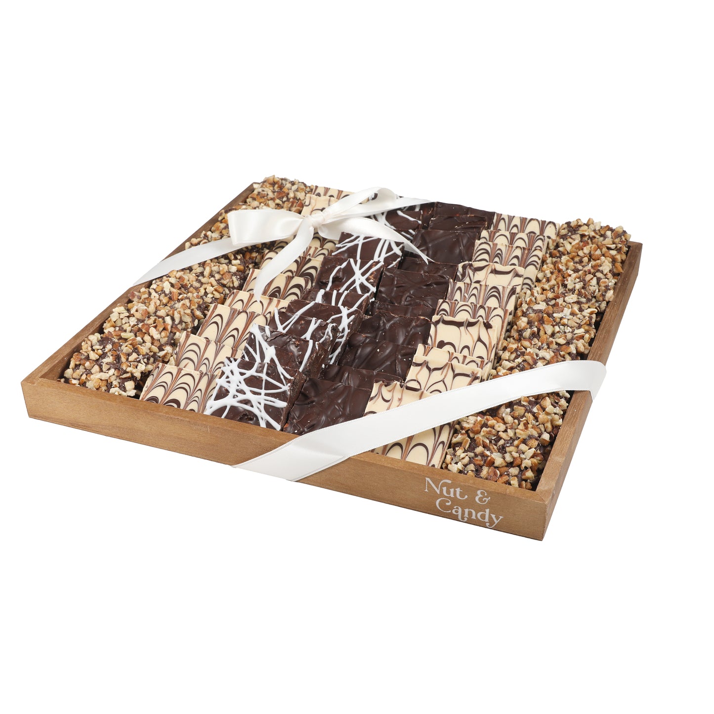 Gold- Gift Platter — Kosher Gift Platters | Valentine's Day | NC Chocolatier Artisan