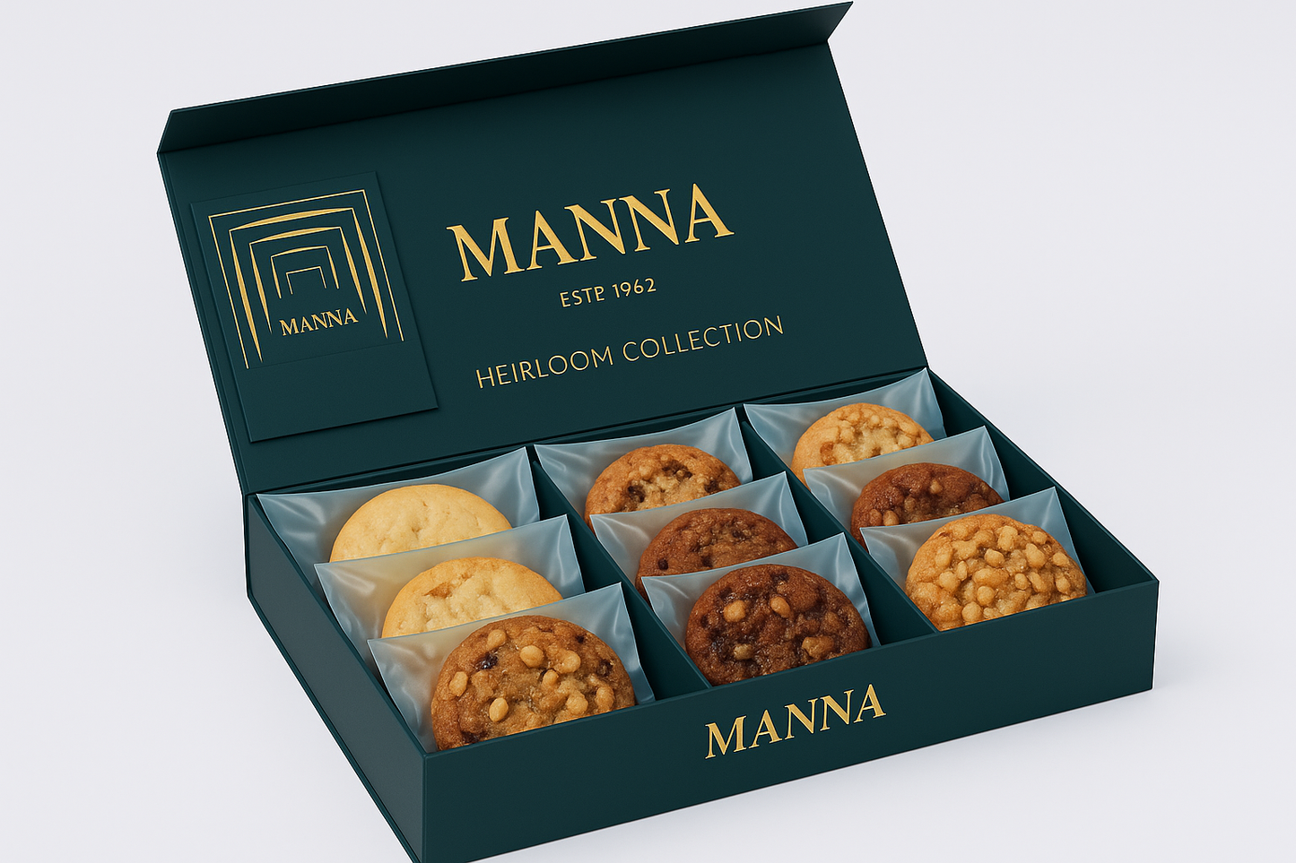 Manna Heirloom collection — Kosher Gift Boxes | NC Chocolatier Artisan Handcrafted