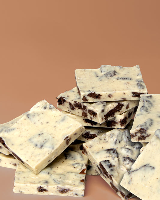 Cookies & Cream Bark — Kosher Chocolate Bark | NC Chocolatier Artisan Handcrafted