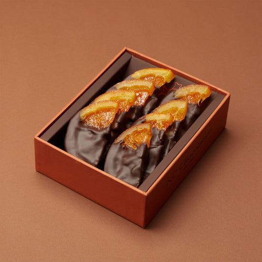 Glaced Orange Slices — Kosher Chocolate Covered Fruit | NC Chocolatier Artisan Handcrafted