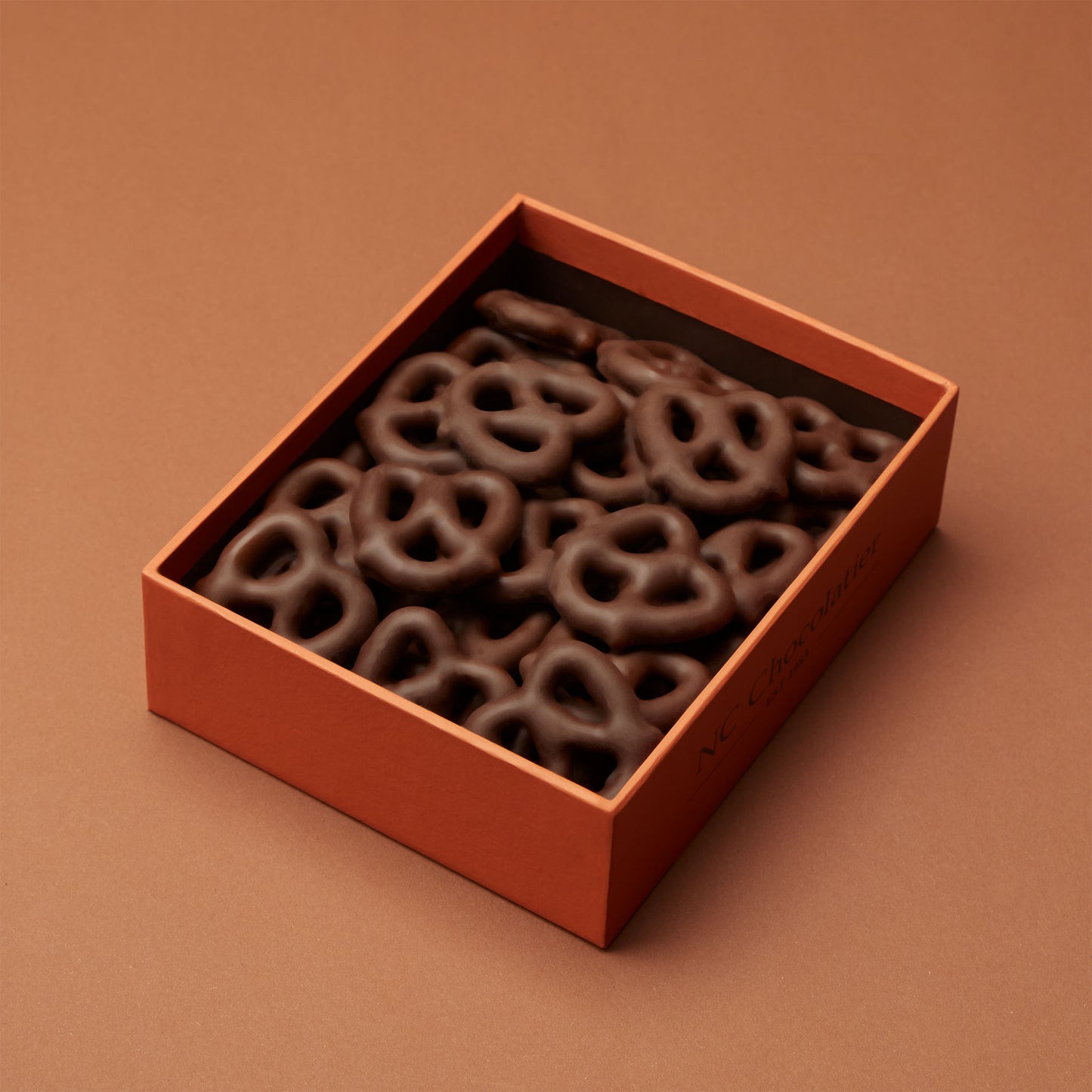 Belgian Chocolate Covered Pretzels — Kosher Chocolate Covered Pretzels | NC Chocolatier Artisan Handcrafted
