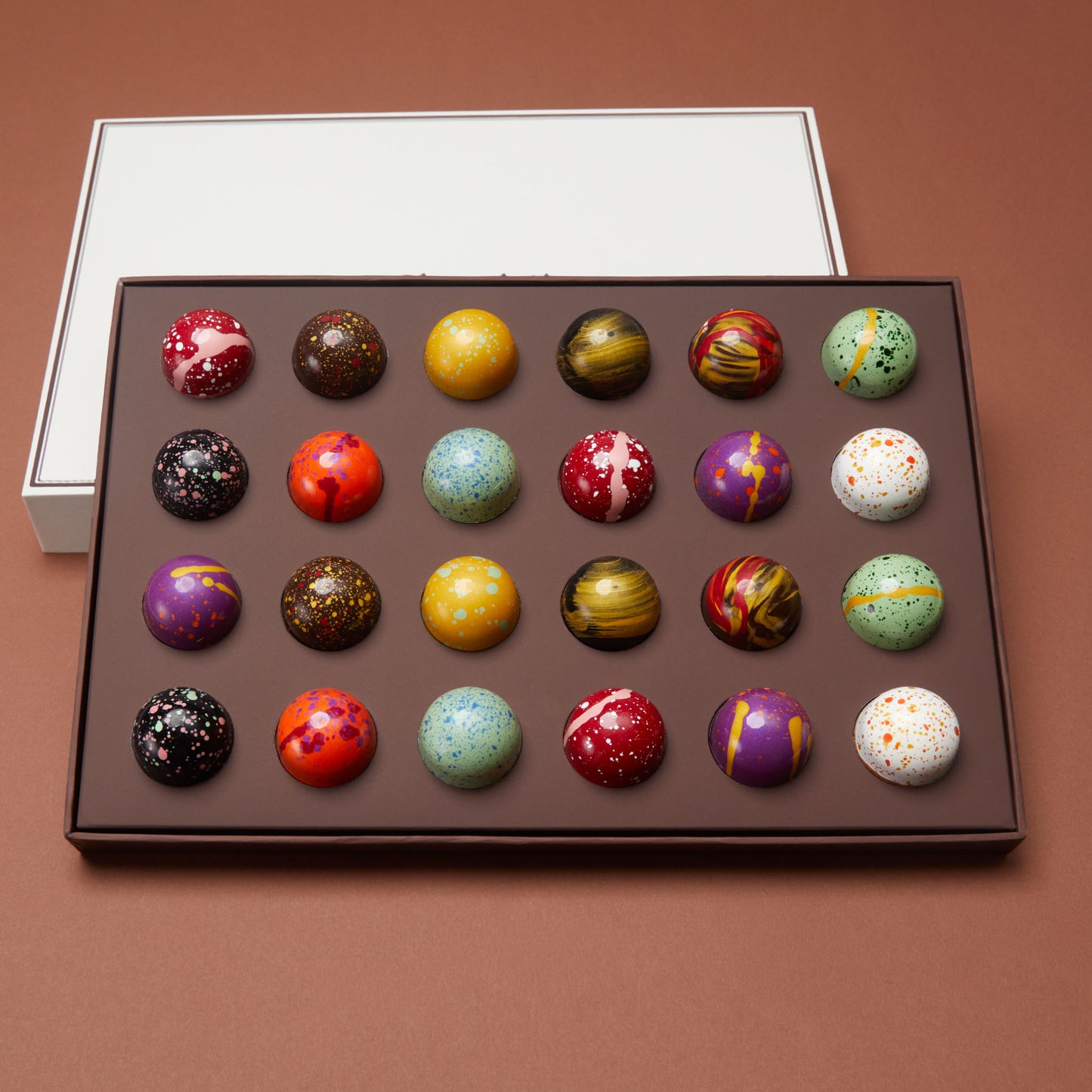 Hand-Painted Bon Bons, 24 Piece