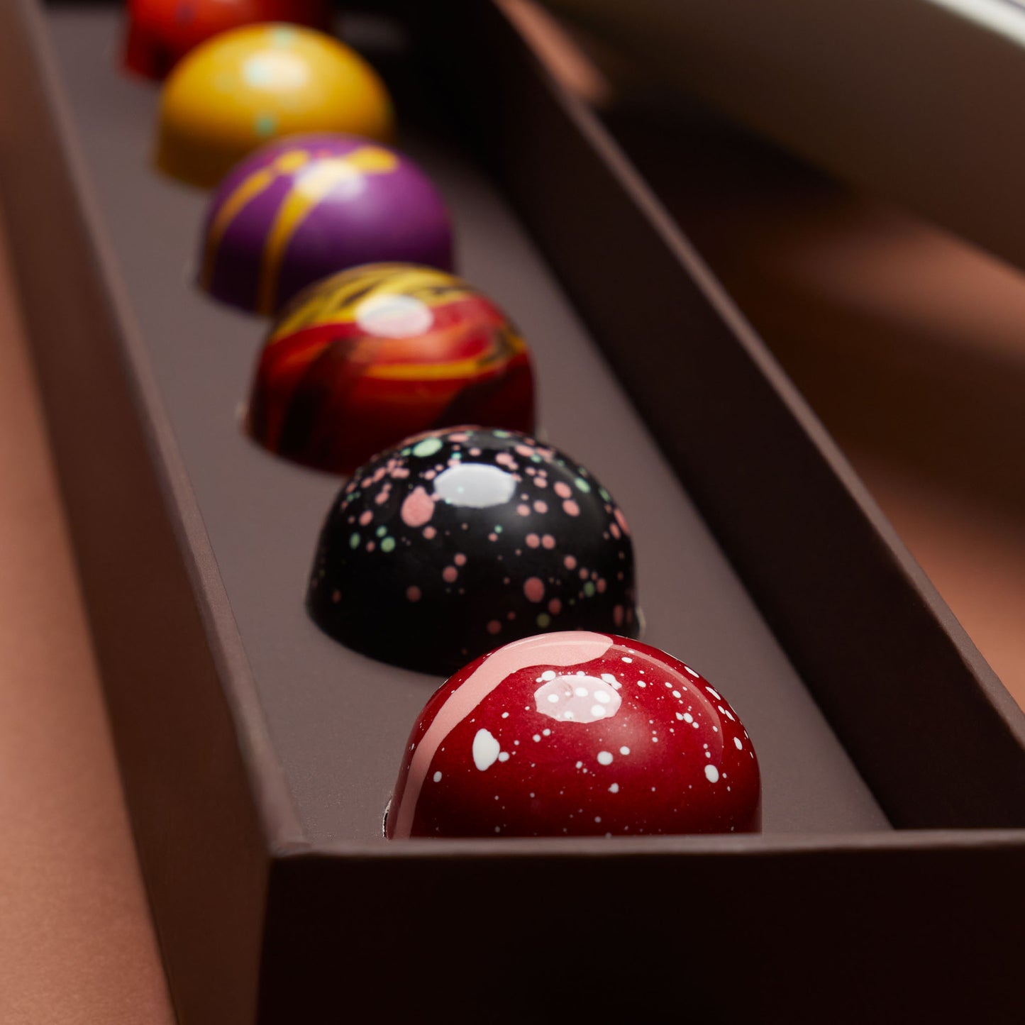 Hand-Painted Bon Bons, 6 Piece