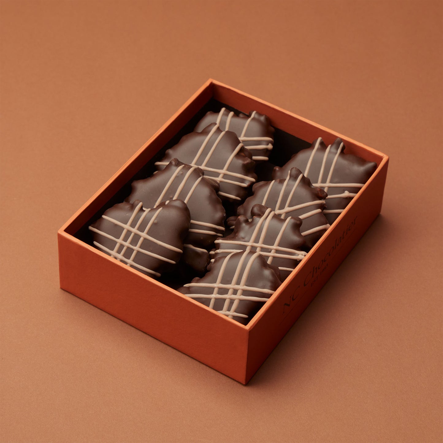 Handcrafted Pecan Cluster — Kosher Chocolate Clusters | Valentine's Day | NC Chocolatier Artisan