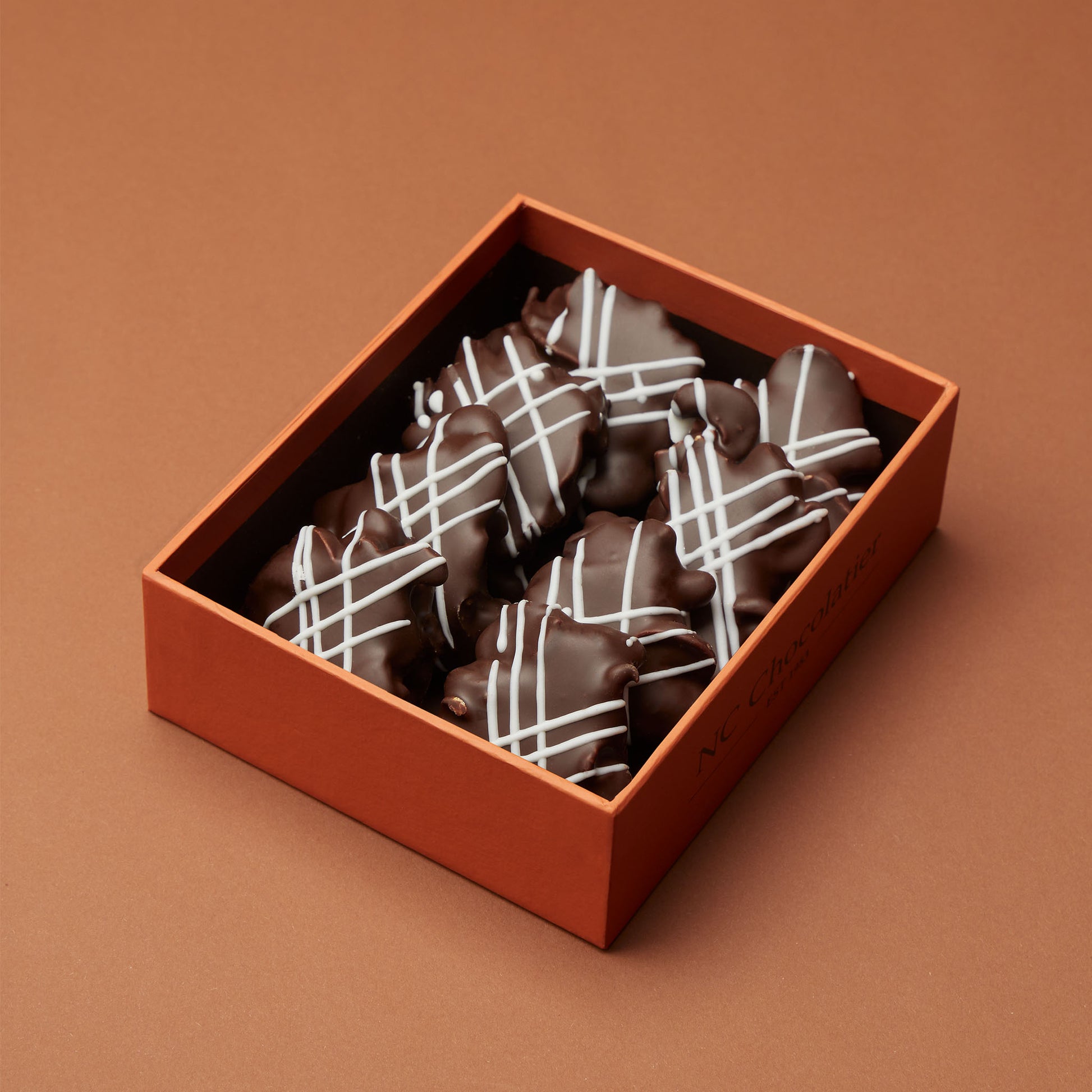 Handcrafted Cashew Cluster — Kosher Chocolate Clusters | Valentine's Day | NC Chocolatier Artisan