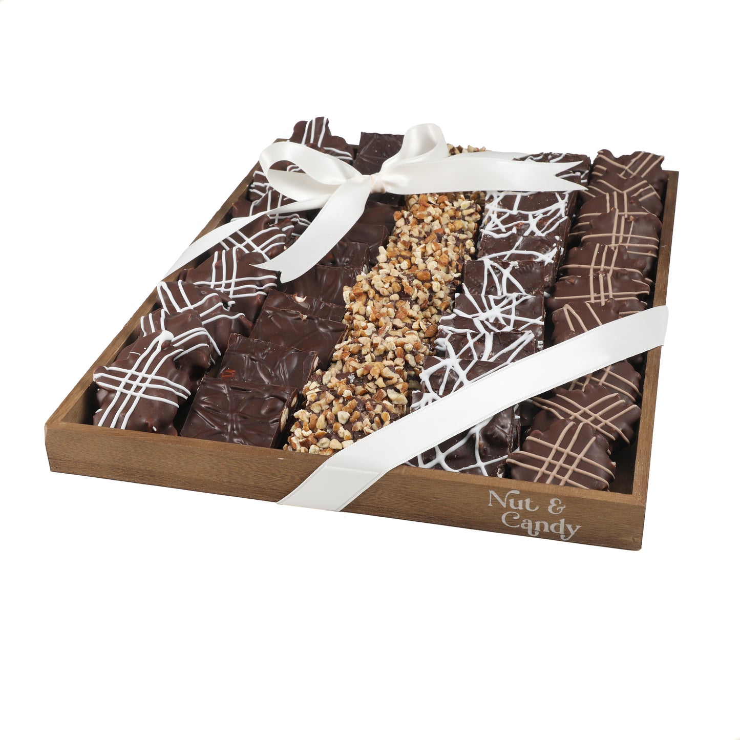 Gift Platter - Platinum — Kosher Gift Platters | Valentine's Day | NC Chocolatier Artisan