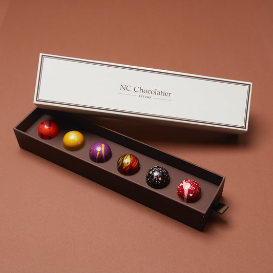 Hand-Painted Bon Bons, 6 Piece