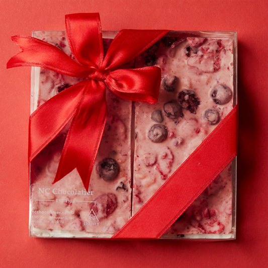 Strawberry Berry Bark — Kosher Chocolate Bark | Valentine's Day | NC Chocolatier Artisan