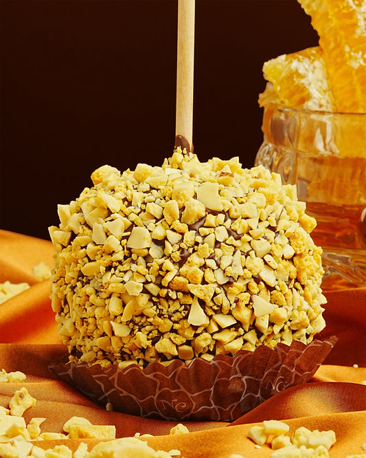Honeycomb Caramel Apple
